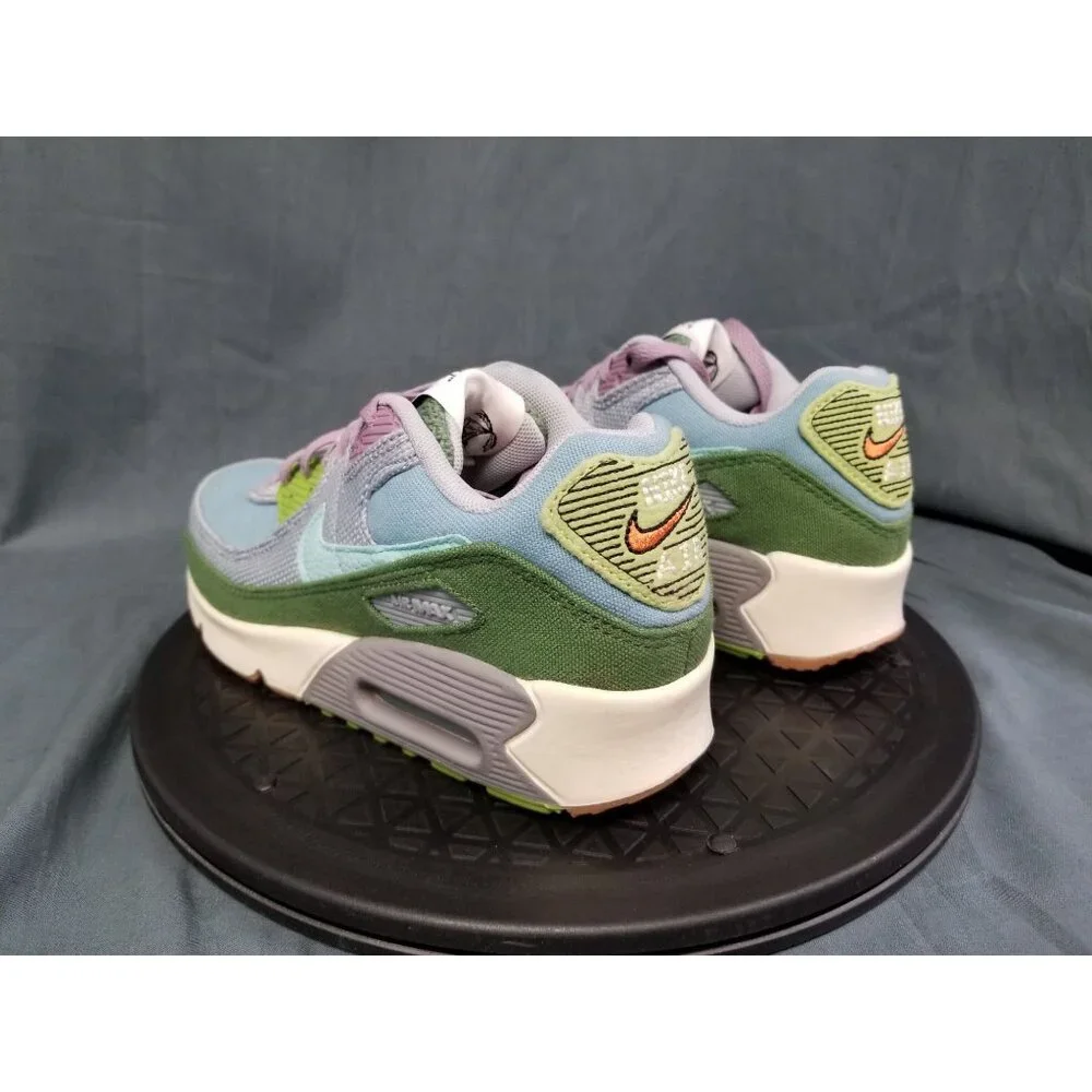 Nike Air Max 90 SE Sun Club Treeline (GS) Size 5.5Y DISPLAY NEW NO BOX! - Picture 7 of 13